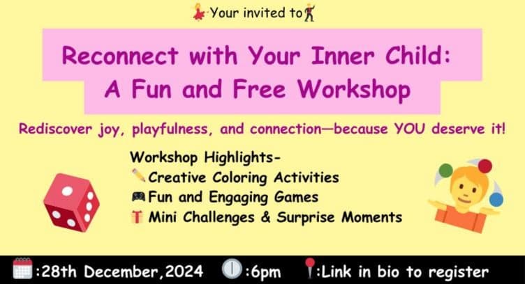WEBNARS Reconnect with Your Inner Child: A Fun and Free Workshop