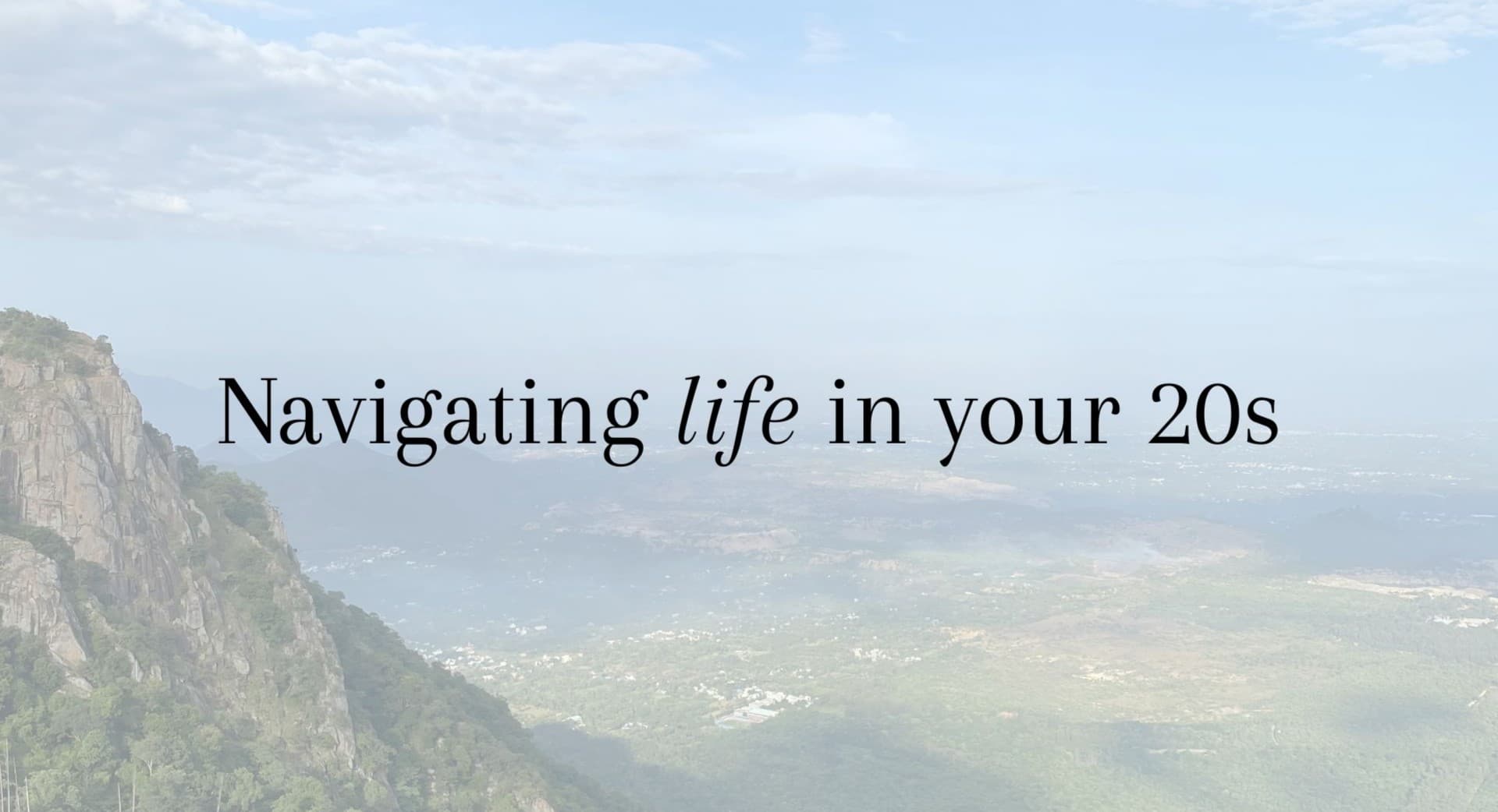 WEBNARS Navigating life in your 20s